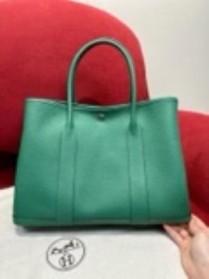 cheap quality Hermes Garden Party 36 Clemence U4 Vert vertigo PHW